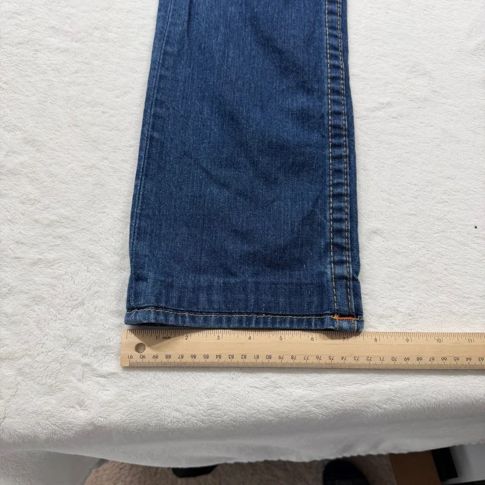 True Religion Bootcut Jeans Womens 28 Blue Excellent‎ Low Rise Made in USA 04502